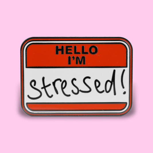 PIN342_Hello_I_m..._Stressed_Enamel_Pin_1 - Extreme Largeness Wholesale