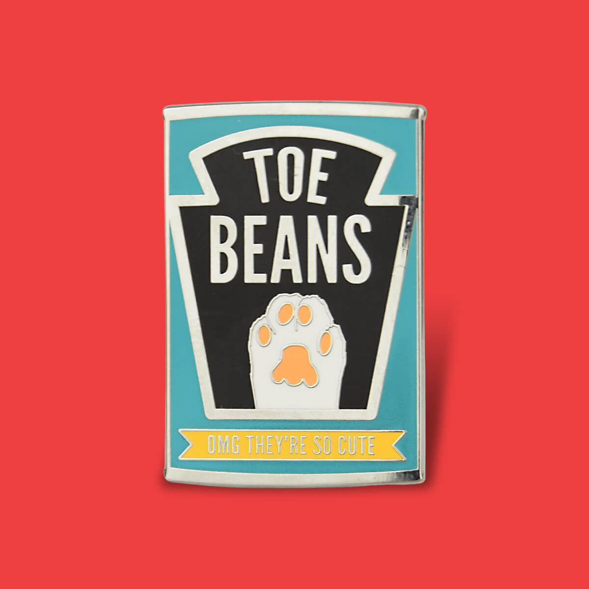 PIN350_Toe_Beans_Enamel_Pin_1 - Extreme Largeness Wholesale