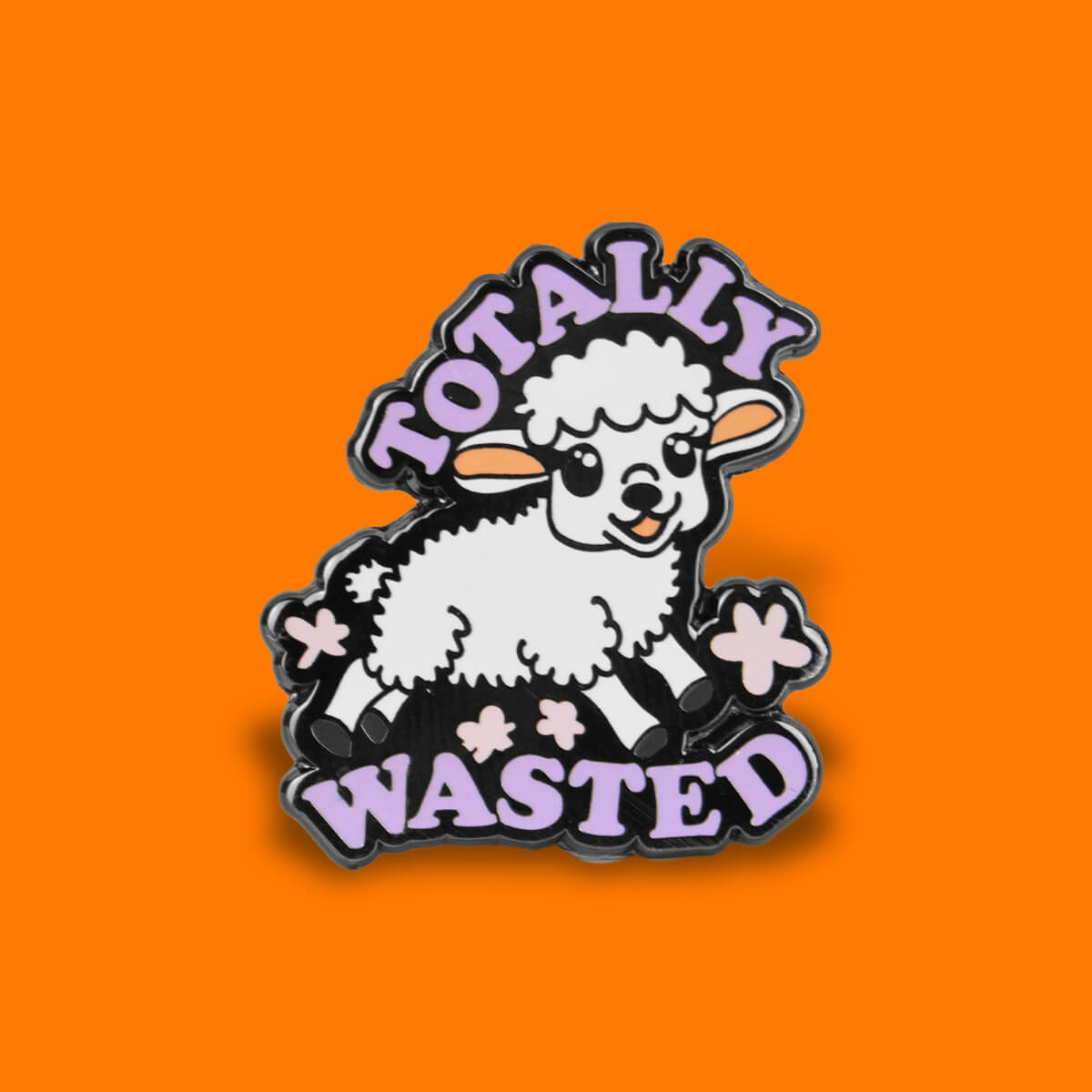 PIN351_Totally_Wasted_Enamel_Pin_1 - Extreme Largeness Wholesale