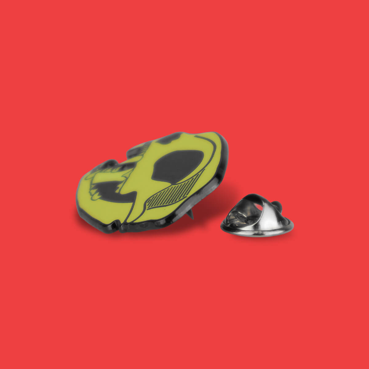 Cat Skull Enamel Pin • Extreme Largeness Wholesale