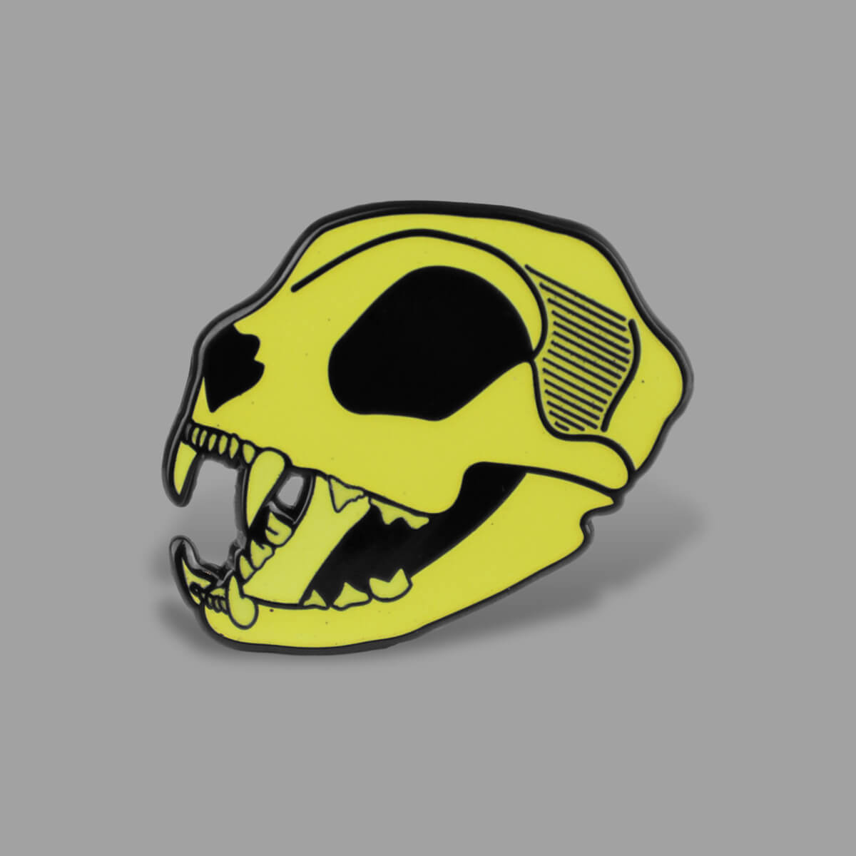 Cat Skull Enamel Pin • Extreme Largeness Wholesale