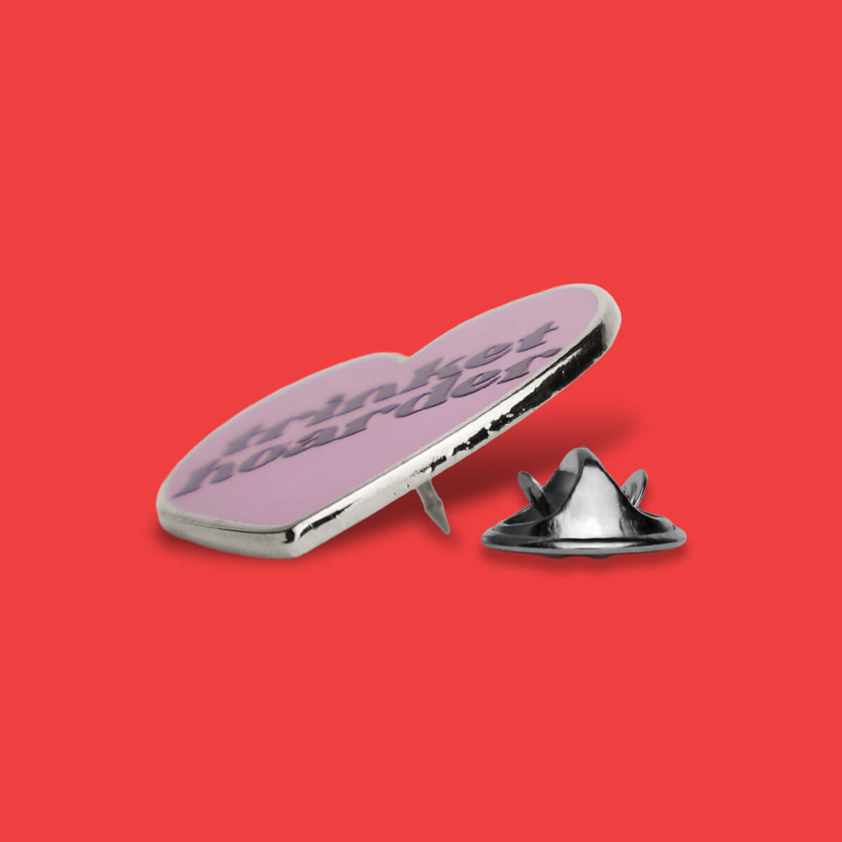 Trinket Hoarder Enamel Pin • Extreme Largeness Wholesale