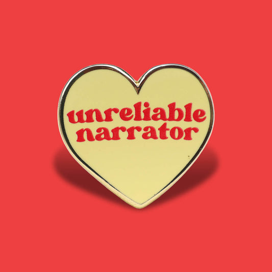 UNRELIABLE NARRATOR ENAMEL PIN - PACK OF 5