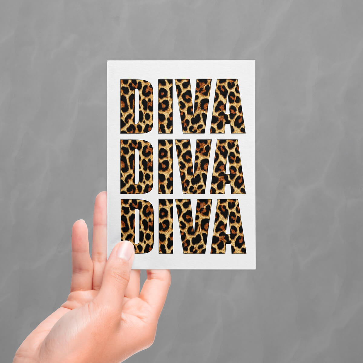 Diva Postcard • Extreme Largeness Wholesale