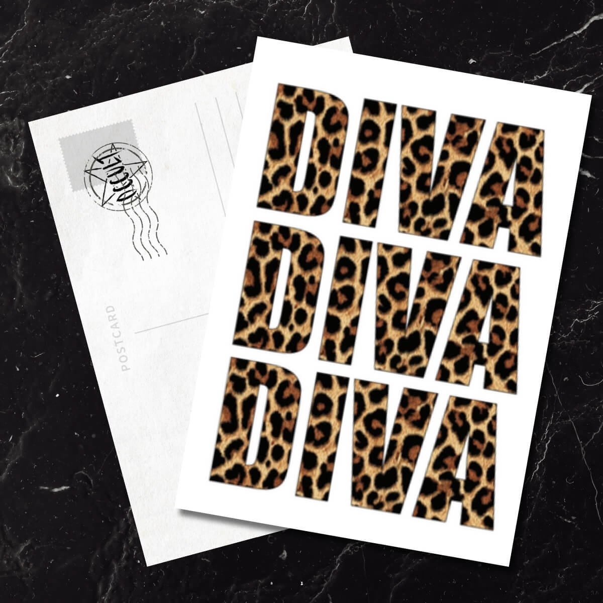 DIVA POSTCARD - PACK OF 5