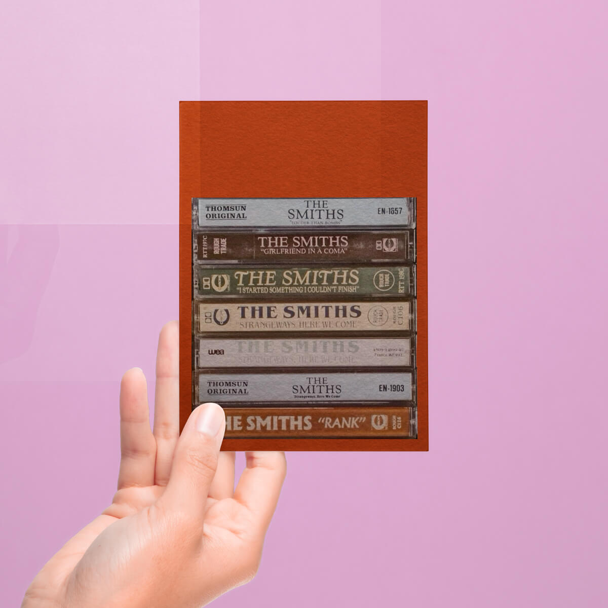 SMITHS CASSETTE TAPES POSTCARD