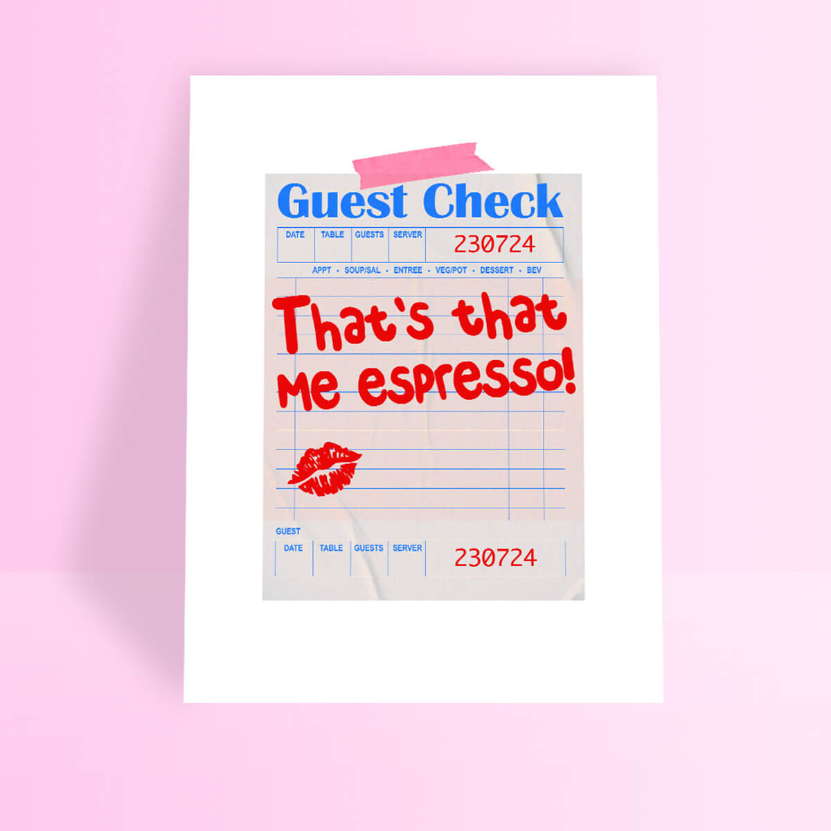 ESPRESSO A4 PRINT - PACK OF 3