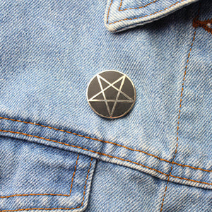 Pentagram Enamel Pin | Extreme Largeness Wholesale