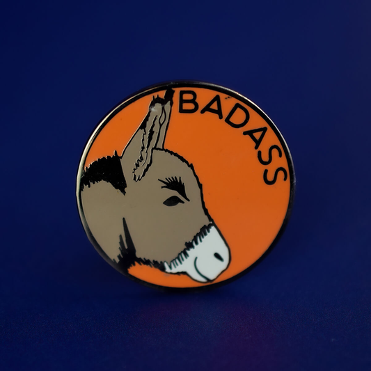 BAD ASS ENAMEL PIN - PACK OF 5