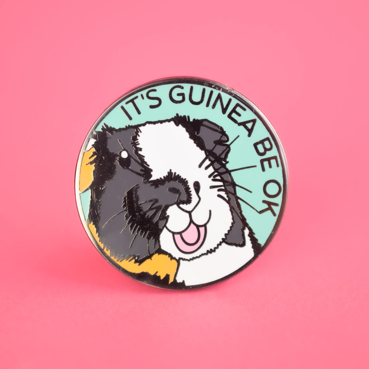 IT'S GUINEA BE OK ENAMEL PIN - PACK OF 5