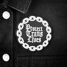 PROTECT TRANS LIVES GOTHIC PATCH - PACK OF 6