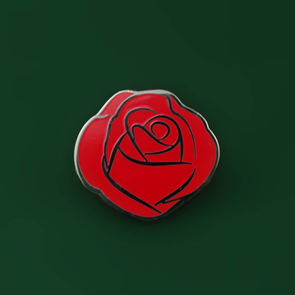 RED ROSE ENAMEL PIN - PACK OF 5