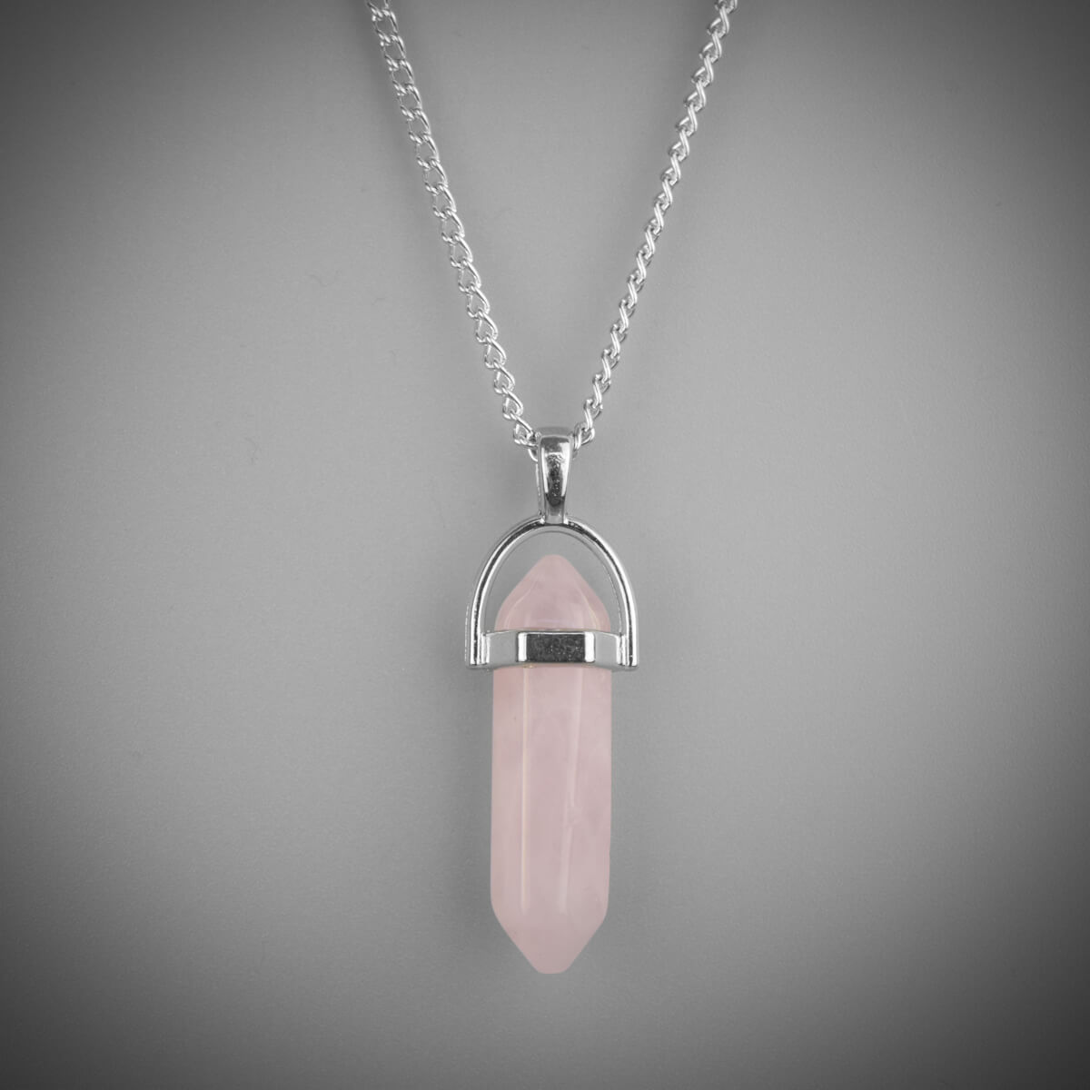 ROSE QUARTZ WAND NECKLACE - PACK OF 5