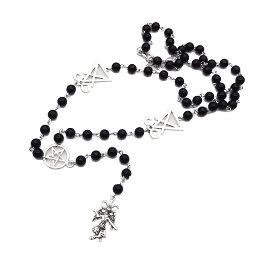 LNK37 Baphomet Rosary Beads