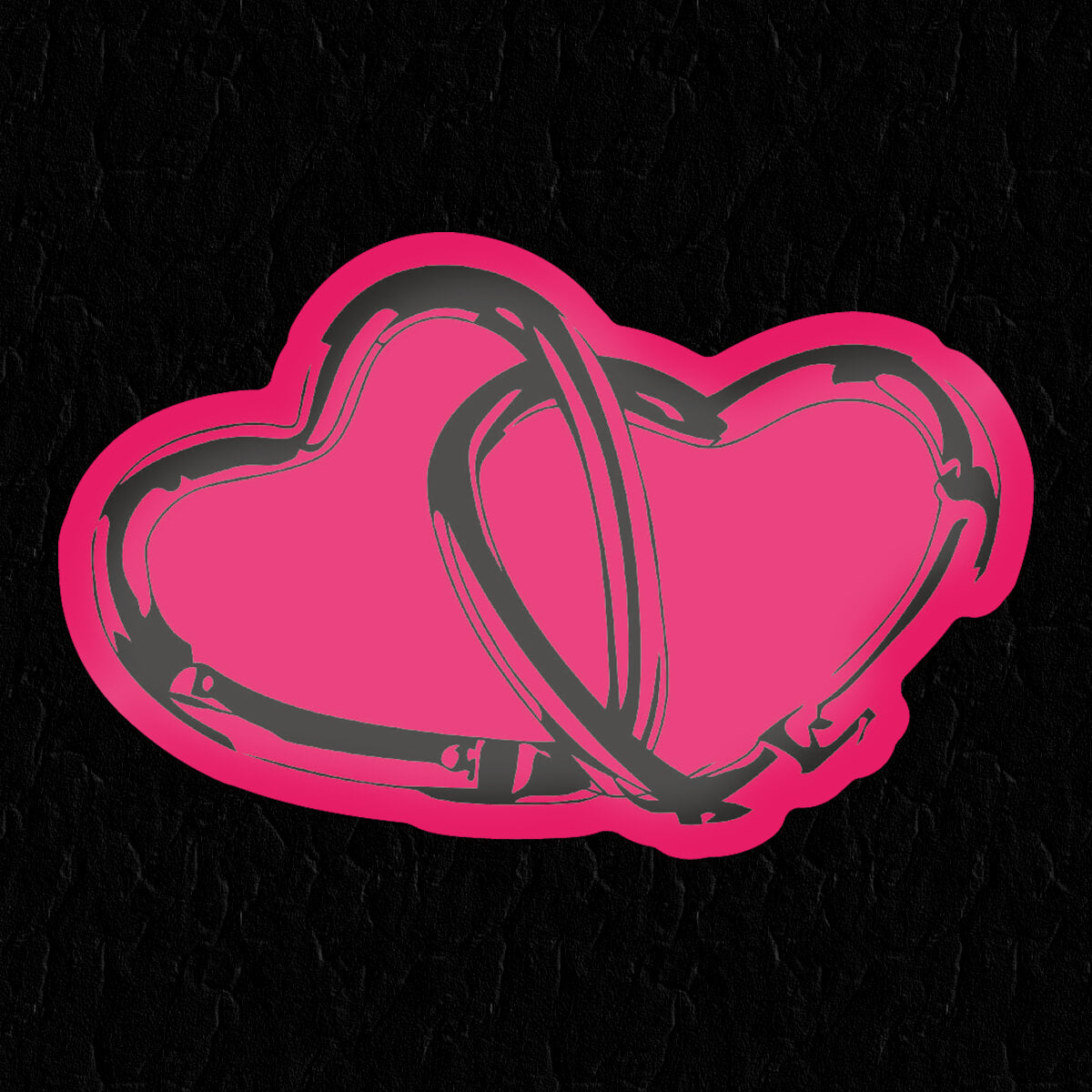 Carbiner Hearts Sticker • Extreme Largeness Wholesale