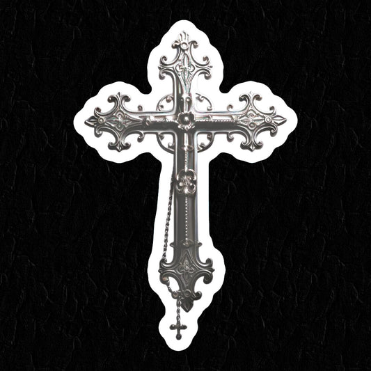 Gothic Cross Sticker • Extreme Largeness Wholesale