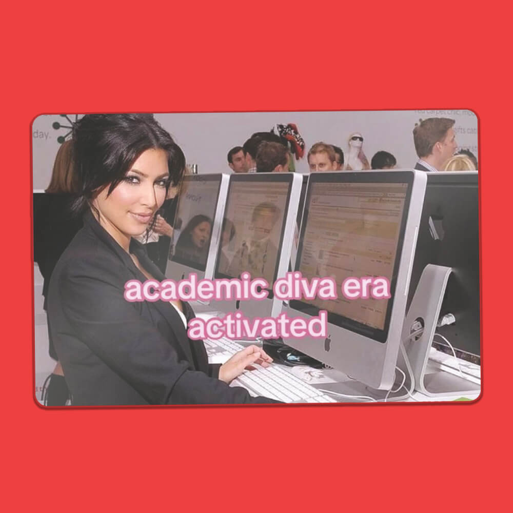 Academic Diva Era Activated Sticker • Extreme Largeness Wholesale