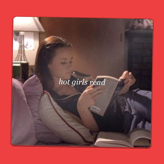 Hot Girls Read Sticker • Extreme Largeness Wholesale