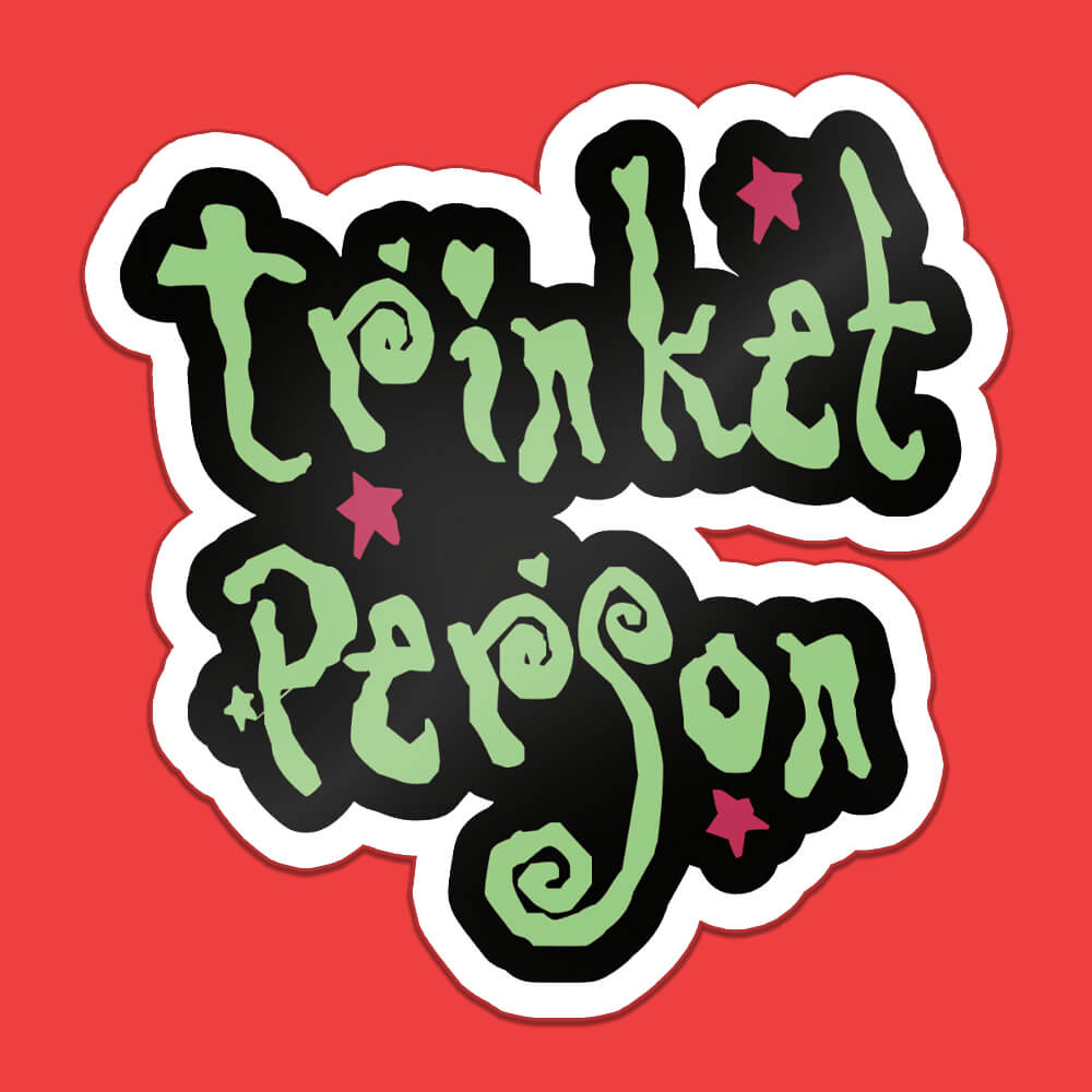 Trinket Person Sticker • Extreme Largeness Wholesale