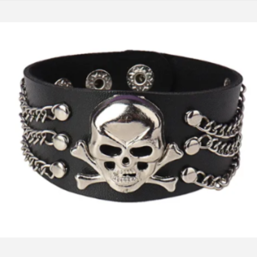 LBRC18 Skull & Chains Wrist