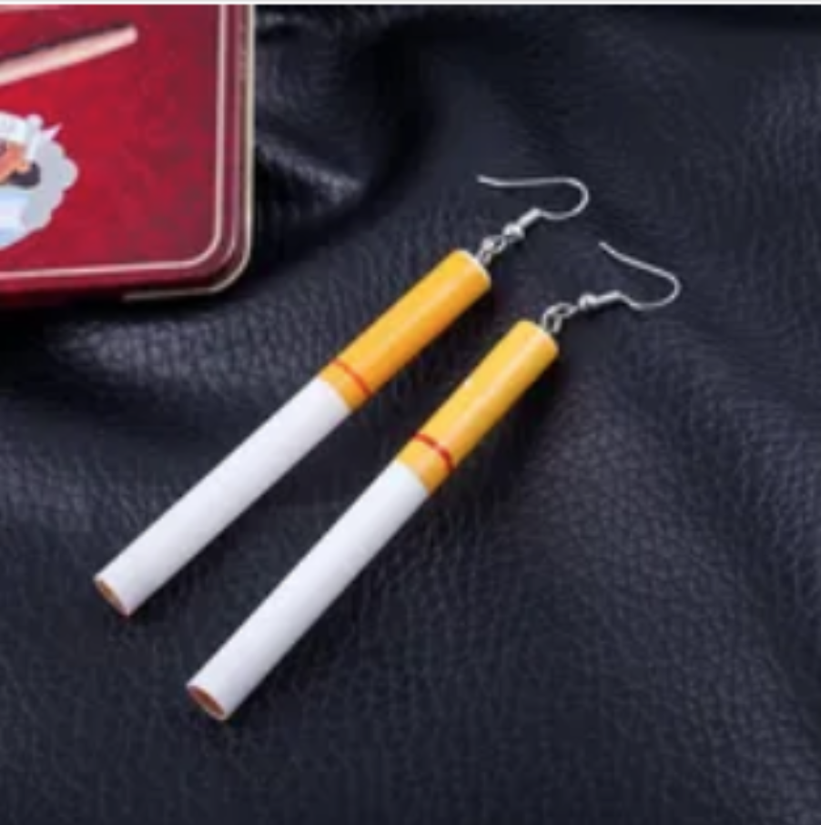 ER532 Cigarette Earrings