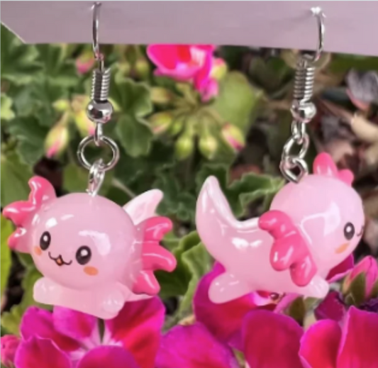 ER505 Axolotl Earrings