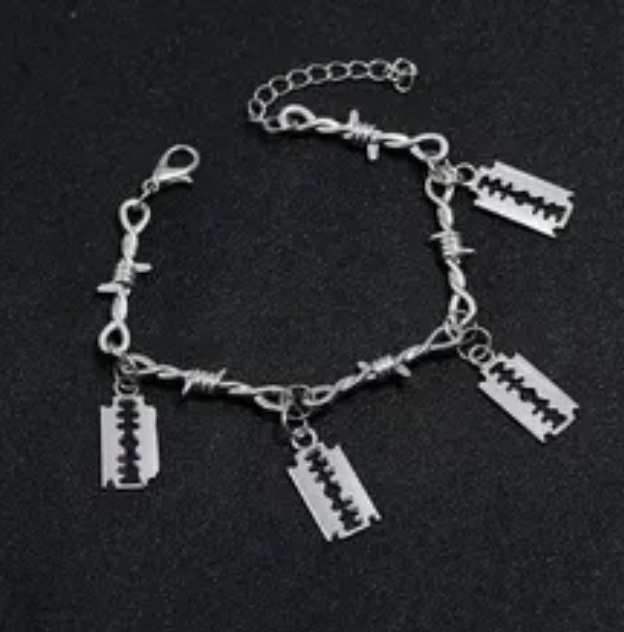 LBRC17 Razor Blades Bracelet