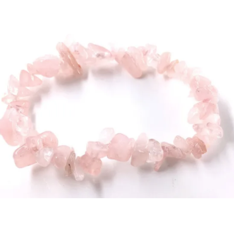 LBRC51 Crystal Bracelet - Rose Quartz