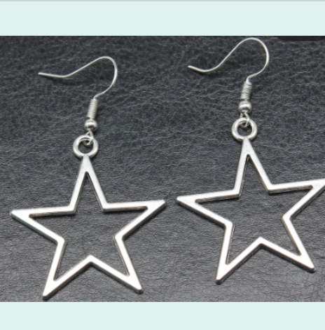 ER977 Star Earrings Silver