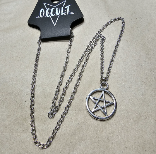 LNK38 Plain Small Pentacle Chain