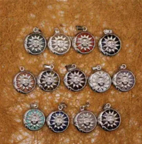 LNK103 Sun & Moon Crystal Chain Mixed