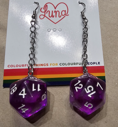 ER730 D&D Dice ERs Purple