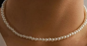 LNK471 Pearl Choker Mini