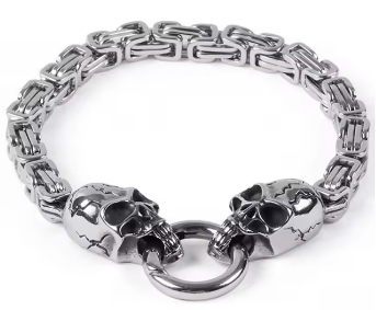 LBRC75 SKULL BRACELET (SNAIL)