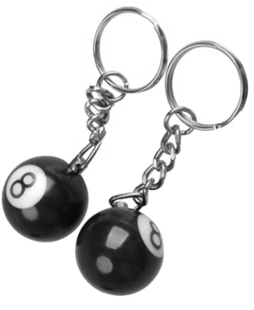 KR70 Eight Ball Bag Charm - Extreme Largeness Wholesale