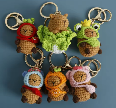 KR149 Small Capybara Keyring - Extreme Largeness Wholesale