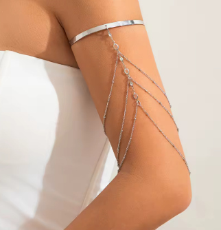 LBRC96 Arm Cuff- Gems & Chains - Extreme Largeness Wholesale