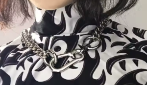 LNK622 Chain Carabiner Choker - Extreme Largeness Wholesale