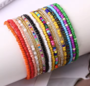 LBRC109 Boho Beads Rainbow - Extreme Largeness Wholesale