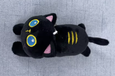 KR202 Black Kitty Bag Charm - Extreme Largeness Wholesale