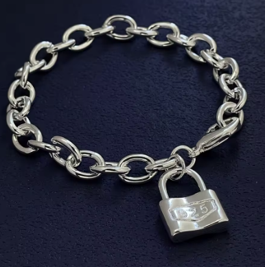 LBRC119 Padlock Chain Bracelet - Extreme Largeness Wholesale