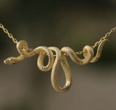 LNK637 Snake Necklace - Extreme Largeness Wholesale