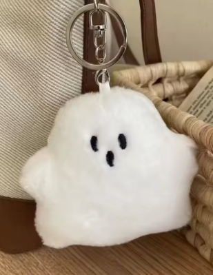 KR203 Fluffy Ghost Bag Charm - Extreme Largeness Wholesale