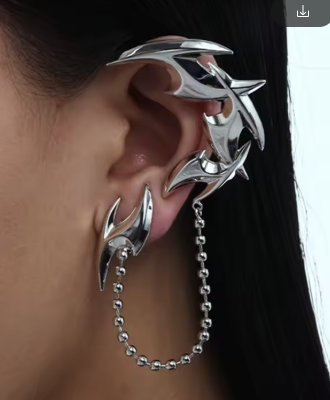 ER1202 Cyber Tribal Ear Cuff - Extreme Largeness Wholesale