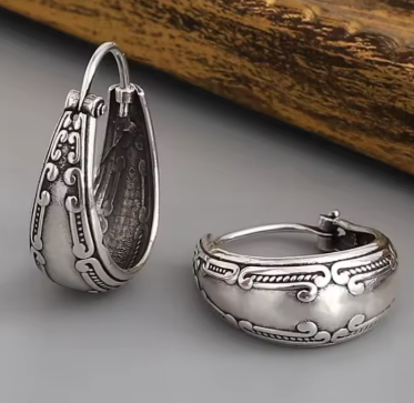 ER1204 Chunky Hoops Earrings - Extreme Largeness Wholesale