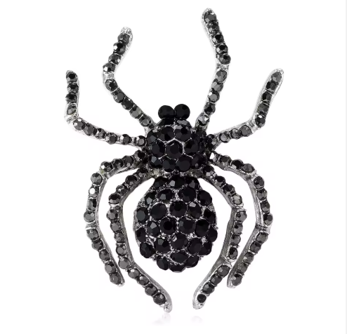 ACCS415 Crystal Spider Brooch - Extreme Largeness Wholesale