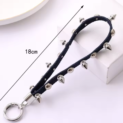 KR249 Spike Strap Bag Charm - Extreme Largeness Wholesale