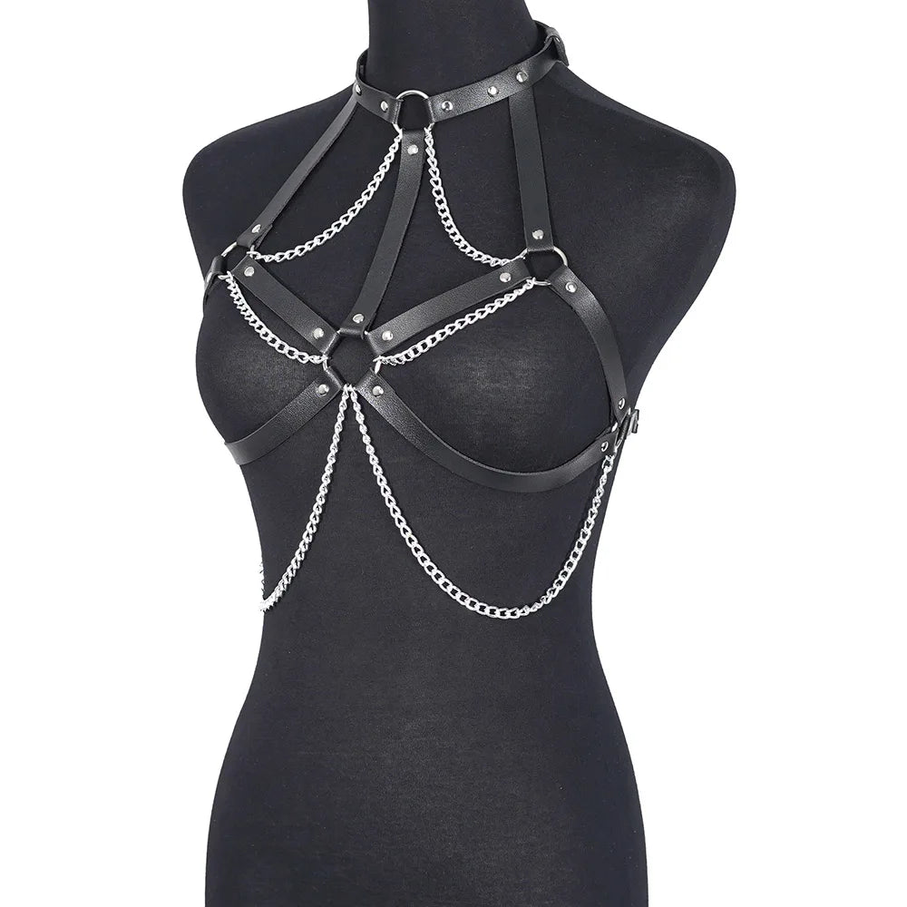 ACCS41 Harness 6 Hoops & Hanging Chains