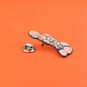 Shibari Pink Enamel Pin | Extreme Largeness Wholesale
