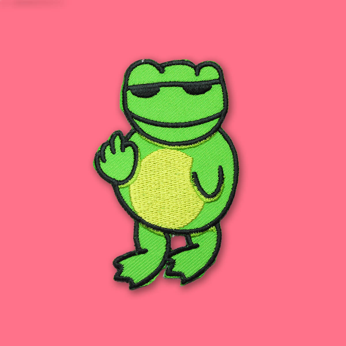 Sweary Frog Patch | Extreme Largeness Wholesale
